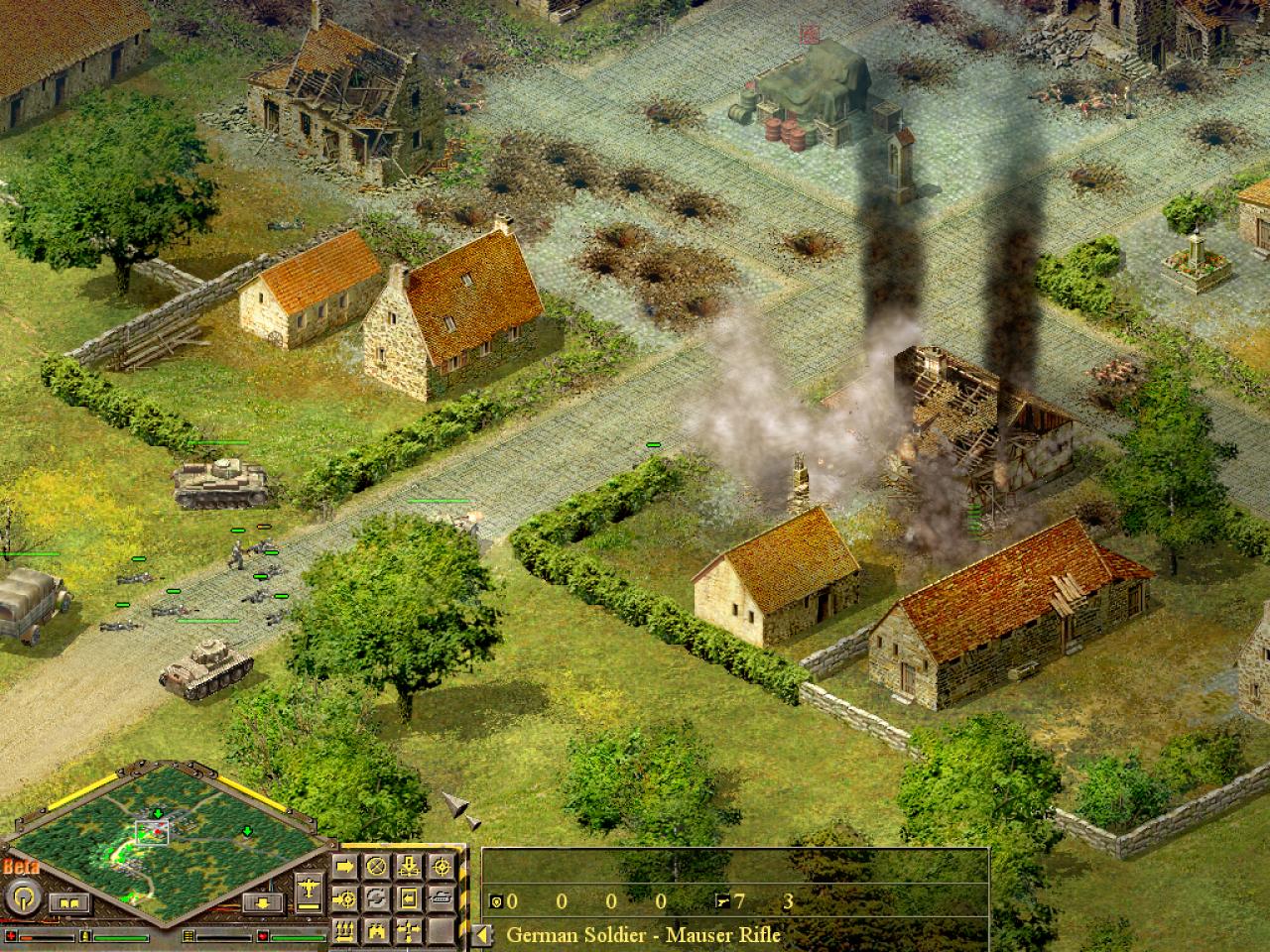 [31/01/2003] Blitzkrieg: Die Demo bietet drei Missionen.